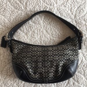 Coach Monogrammed Shoulder Bag